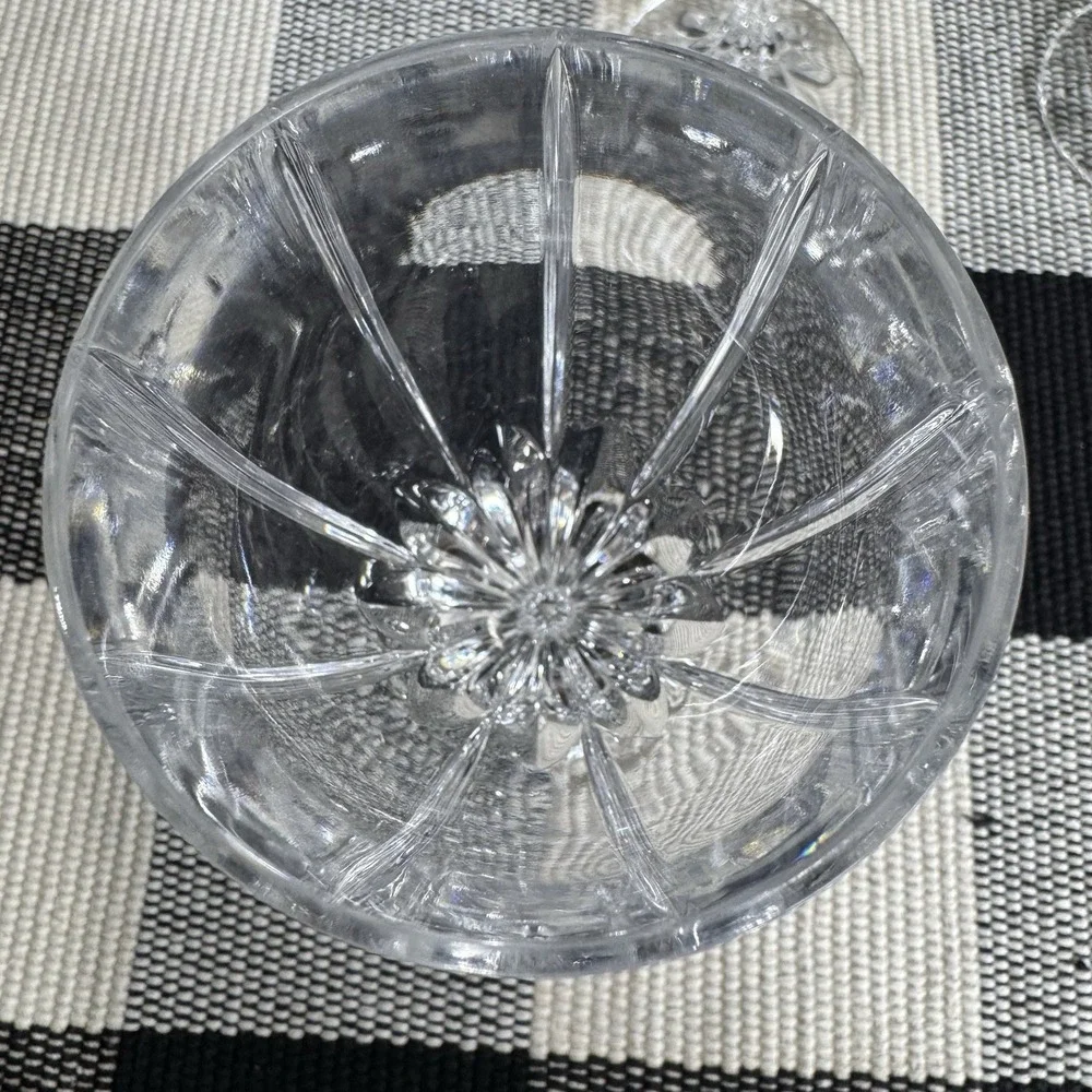 Beautiful Vtg Berkeley‎ by Mikasa Set of Four Crystal 7 1/4
